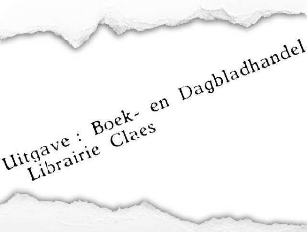 Uitgave Boek- en Dagbladhandel Librarie Claes