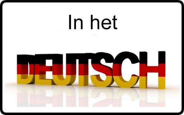 ** In het Duits **
