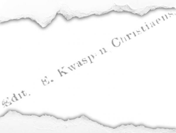 Edition E. Kwaspen - Christiaens