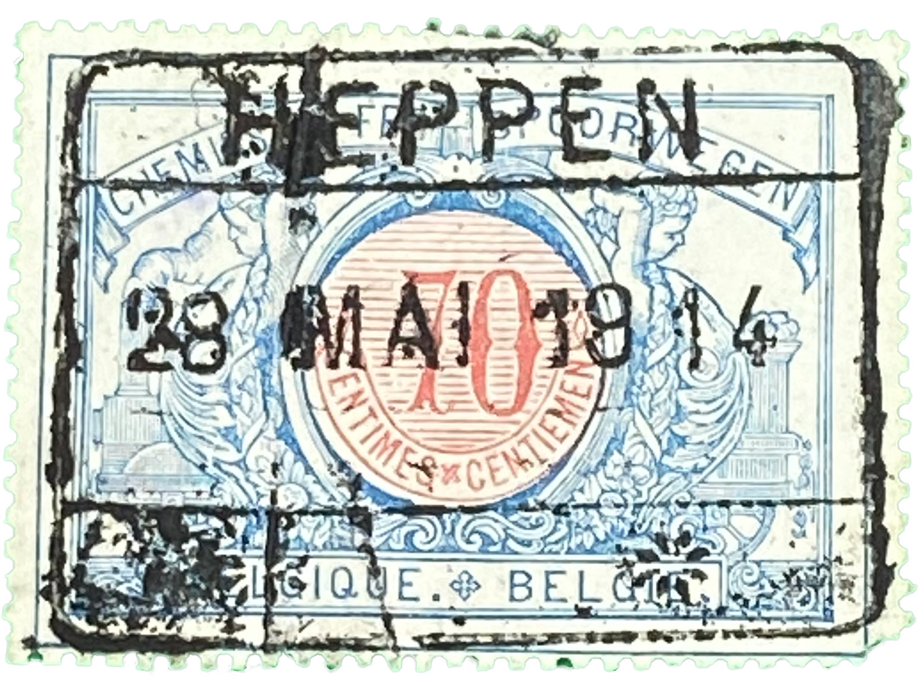 Postzegel Heppen