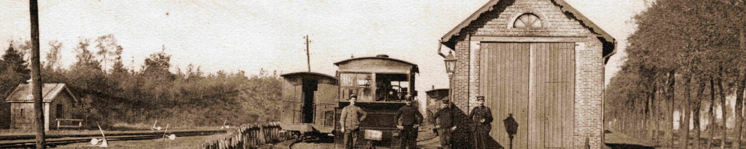 … A steam tram passed through Leopoldsburg?